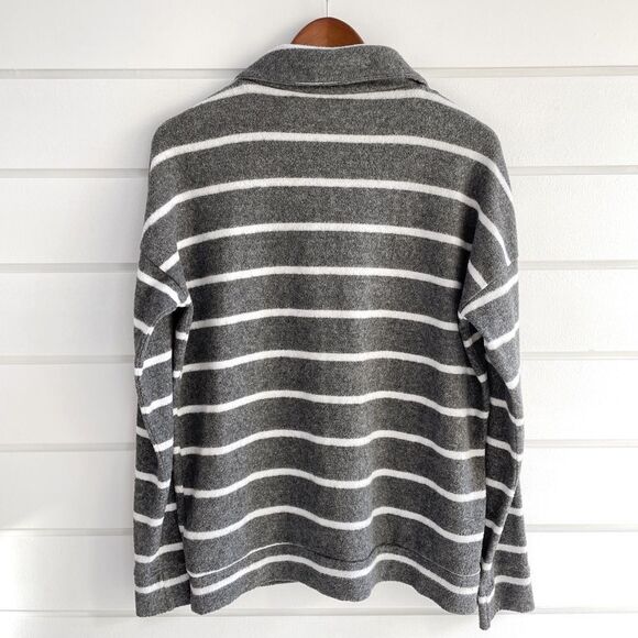 Pink Clover Stitch Fix 1/4 Zip Cathy Zip Pullover Knit Sweater Fleece Top Large - Picture 3 of 6